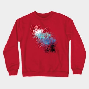 Blue cloud splash Crewneck Sweatshirt